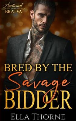 Bred By the Savage Bidder by Ella Thorne